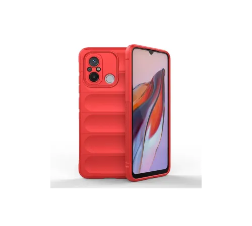 Xiaomi Redmi 12C Kılıf Optimum Silikon - Kırmızı
