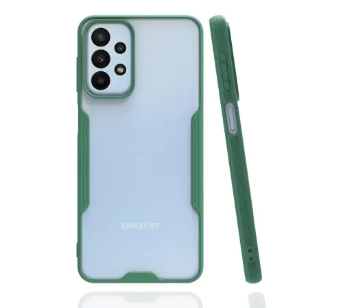 Samsung Galaxy A23 4G Kılıf Platin Silikon - Yeşil