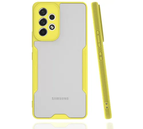 Samsung Galaxy A33 5G Kılıf Platin Silikon - Sarı