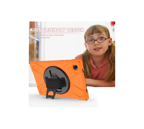 Samsung Galaxy T220 Tab A7 Lite 8.7 Kılıf Amazing Tablet Kapak - Turuncu
