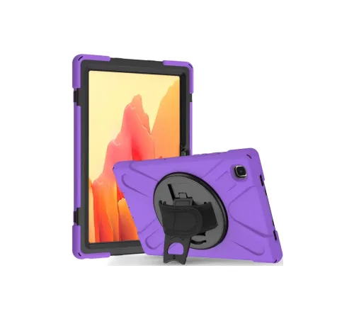 Samsung Galaxy T220 Tab A7 Lite 8.7 Kılıf Amazing Tablet Kapak - Mor
