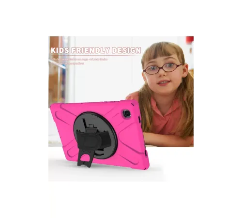 Samsung Galaxy T220 Tab A7 Lite 8.7 Kılıf Amazing Tablet Kapak - Pembe