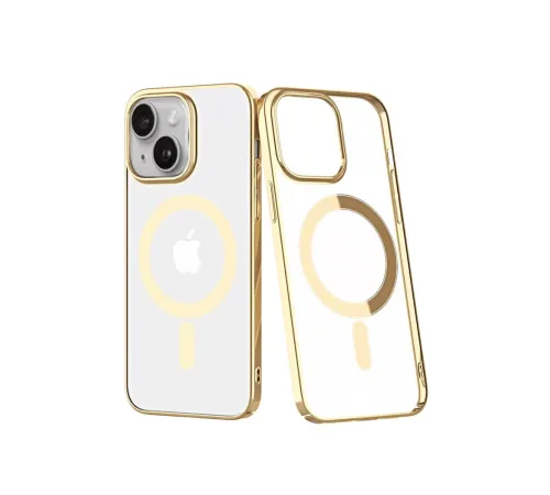 Apple iPhone 14 Plus Kılıf Element Magneticsafe Sert Kapak - Gold