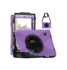 Samsung Galaxy X200 Tab A8 10.5 Kılıf Amazing Tablet Kapak - Mor