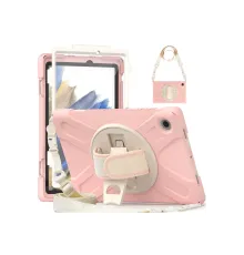 Samsung Galaxy X200 Tab A8 10.5 Kılıf Amazing Tablet Kapak - Pembe
