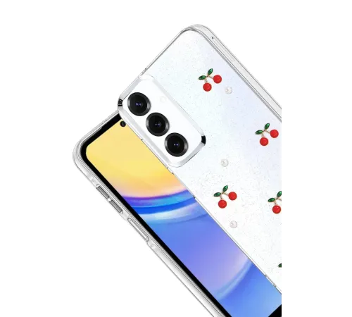 Samsung Galaxy S24 FE Fiyonk Desenli Kapak - Desen 9