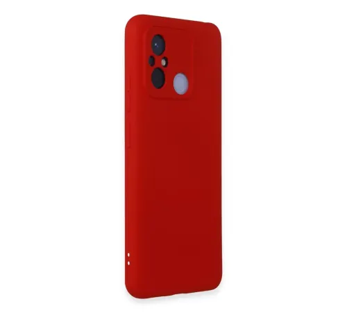 Xiaomi Redmi 12C Kılıf Nano içi Kadife Silikon - Kırmızı
