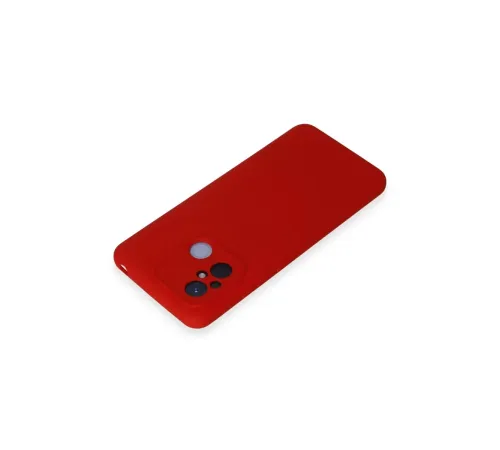 Xiaomi Redmi 12C Kılıf Nano içi Kadife Silikon - Kırmızı