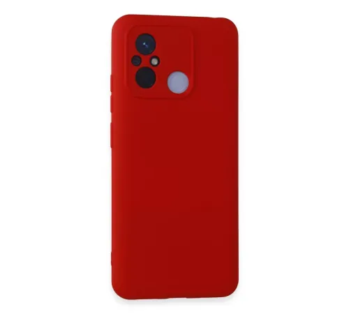 Xiaomi Redmi 12C Kılıf Nano içi Kadife Silikon - Kırmızı