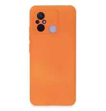 Xiaomi Redmi 12C Kılıf Nano içi Kadife Silikon - Turuncu