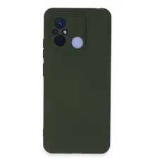 Xiaomi Redmi 12C Kılıf Nano içi Kadife Silikon - Koyu Yeşil