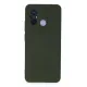 Xiaomi Redmi 12C Kılıf Nano içi Kadife Silikon - Koyu Yeşil