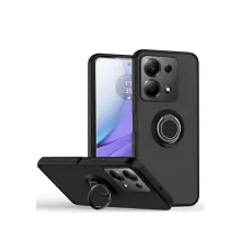 Xiaomi Redmi Note 13 Pro 5G Kılıf Montreal Yüzüklü Silikon Kapak - Siyah