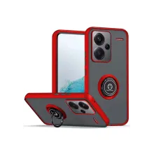 Xiaomi Redmi Note 13 Pro Plus Kılıf Montreal Yüzüklü Silikon Kapak - Kırmızı