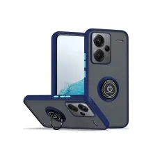 Xiaomi Redmi Note 13 Pro Plus Kılıf Montreal Yüzüklü Silikon Kapak - Lacivert