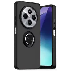 Xiaomi Redmi 14C Kılıf Montreal Yüzüklü Silikon Kapak - Siyah