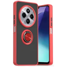 Xiaomi Redmi 14C Kılıf Montreal Yüzüklü Silikon Kapak - Kırmızı