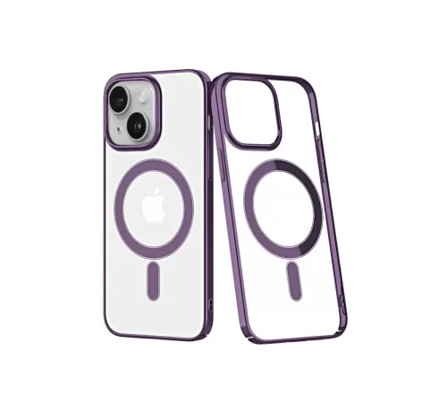 Apple iPhone 14 Plus Kılıf Element Magneticsafe Sert Kapak - Mor