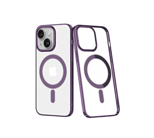 Apple iPhone 14 Plus Kılıf Element Magneticsafe Sert Kapak - Mor