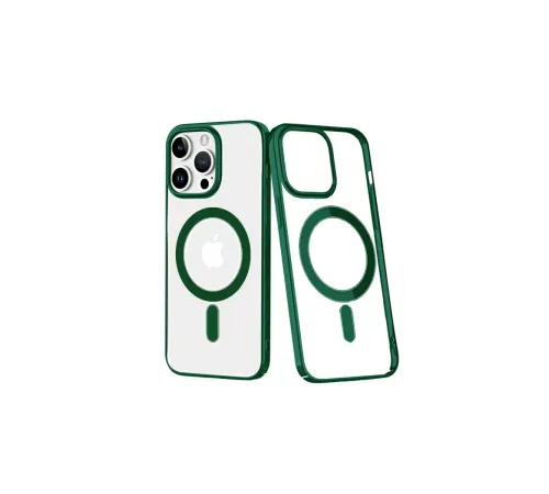 Apple iPhone 14 Pro Kılıf Element Magneticsafe Sert Kapak - Köknar Yeşili