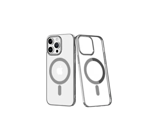Apple iPhone 14 Pro Kılıf Element Magneticsafe Sert Kapak - Gümüş