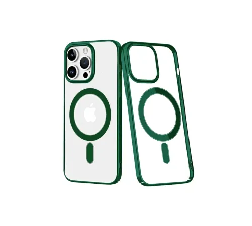 Apple iPhone 14 Pro Max Kılıf Element Magneticsafe Sert Kapak - Köknar Yeşili