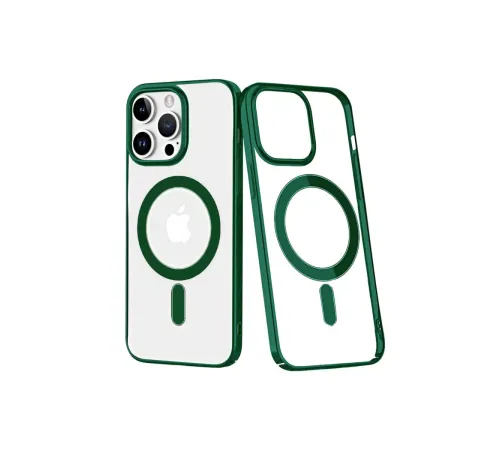 Apple iPhone 14 Pro Max Kılıf Element Magneticsafe Sert Kapak - Köknar Yeşili