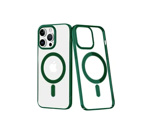 Apple iPhone 14 Pro Max Kılıf Element Magneticsafe Sert Kapak - Köknar Yeşili