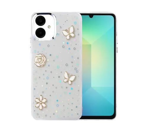 Samsung Galaxy A06 Fiyonk Desenli Kapak - Desen 10