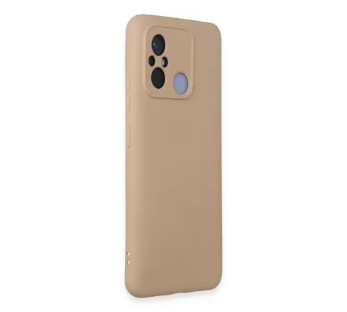 Xiaomi Redmi 12C Kılıf Nano içi Kadife Silikon - Pudra