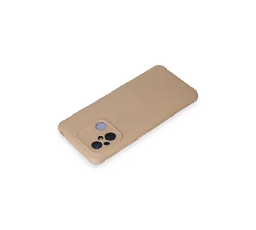 Xiaomi Redmi 12C Kılıf Nano içi Kadife Silikon - Pudra