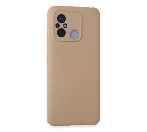 Xiaomi Redmi 12C Kılıf Nano içi Kadife Silikon - Pudra