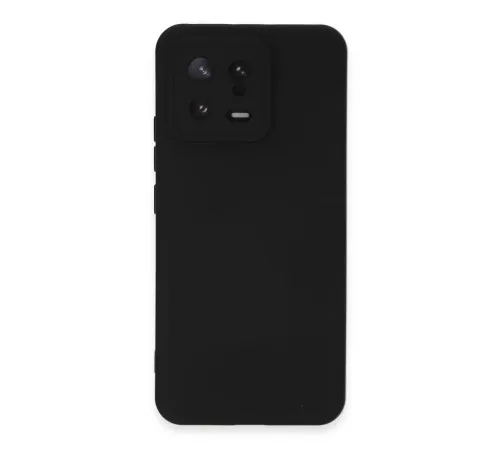 Xiaomi Mi 13 Kılıf Nano içi Kadife Silikon - Siyah