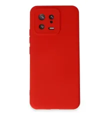Xiaomi Mi 13 Kılıf Nano içi Kadife Silikon - Kırmızı
