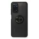 Xiaomi Redmi Note 11 Kılıf Montreal Yüzüklü Silikon Kapak - Siyah