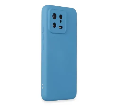 Xiaomi Mi 13 Kılıf Nano içi Kadife Silikon - Mavi