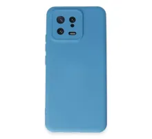 Xiaomi Mi 13 Kılıf Nano içi Kadife Silikon - Mavi