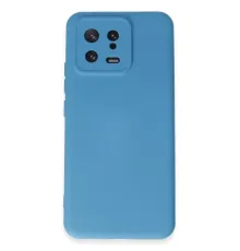 Xiaomi Mi 13 Kılıf Nano içi Kadife Silikon - Mavi