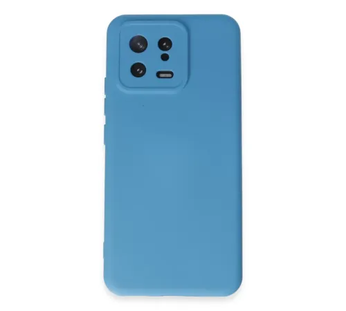 Xiaomi Mi 13 Kılıf Nano içi Kadife Silikon - Mavi