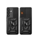 Samsung Galaxy S25 Kılıf Pars Lens Yüzüklü Silikon - Yeşil