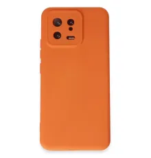 Xiaomi Mi 13 Kılıf Nano içi Kadife Silikon - Turuncu