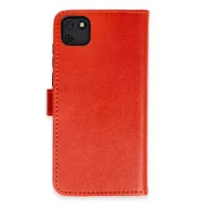 Huawei Y5P Kılıf Trend S Plus Kapaklı Kılıf - Kırmızı