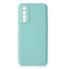 Realme 7 Kılıf Nano içi Kadife Silikon - Turkuaz