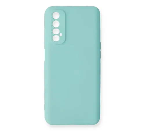 Realme 7 Kılıf Nano içi Kadife Silikon - Turkuaz