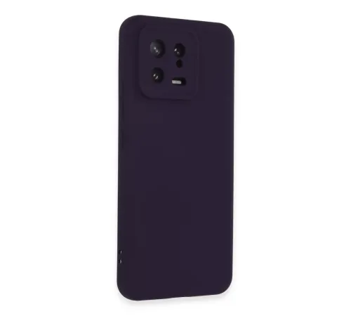 Xiaomi Mi 13 Kılıf Nano içi Kadife Silikon - Mor