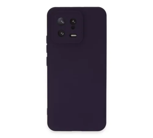 Xiaomi Mi 13 Kılıf Nano içi Kadife Silikon - Mor