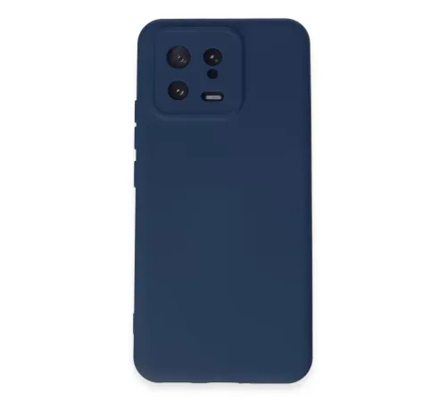 Xiaomi Mi 13 Kılıf Nano içi Kadife Silikon - Lacivert