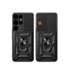 Samsung Galaxy S25 Ultra Kılıf Pars Lens Yüzüklü Silikon - Yeşil