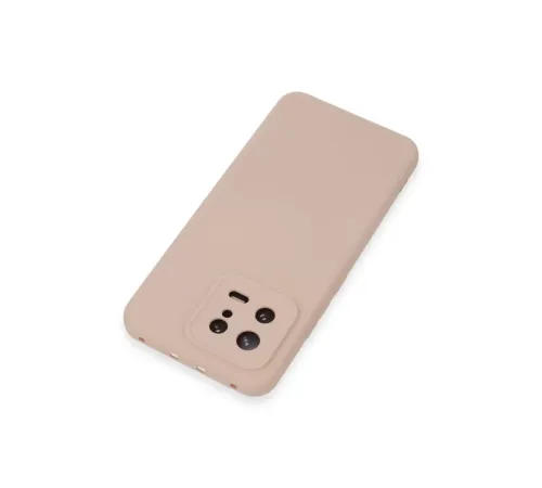 Xiaomi Mi 13 Kılıf Nano içi Kadife Silikon - Pudra