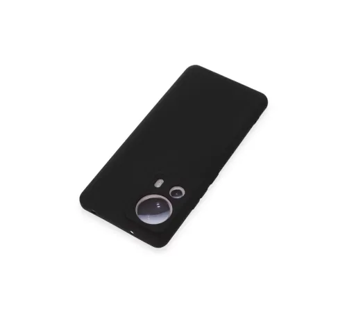 Xiaomi Mi 13 Lite Kılıf Nano içi Kadife Silikon - Siyah